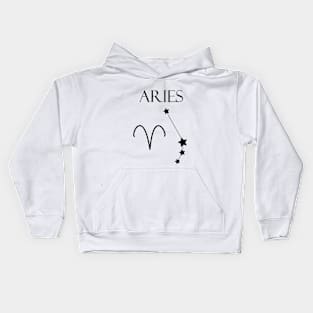 Aries Zodiac Horoscope Constellation Sign Kids Hoodie